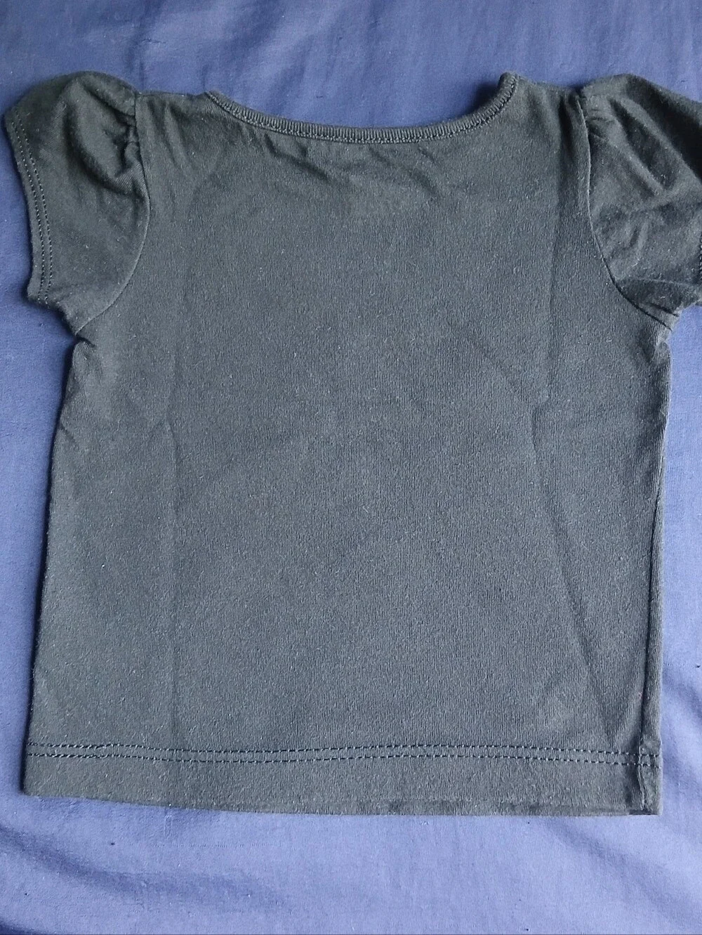 Kids Black Halloween Pumpkin Tee with Orange & Silver Accents